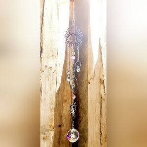 Handmade Miradora Crying Eye Crystal Suncatcher